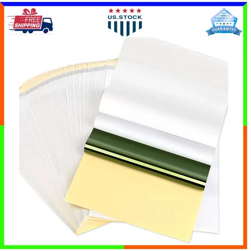 50 Sheets Tattoo Transfer Paper A4 Stencil Paper for Tattooing 8.25 x 11.75 Inch video thumbnail