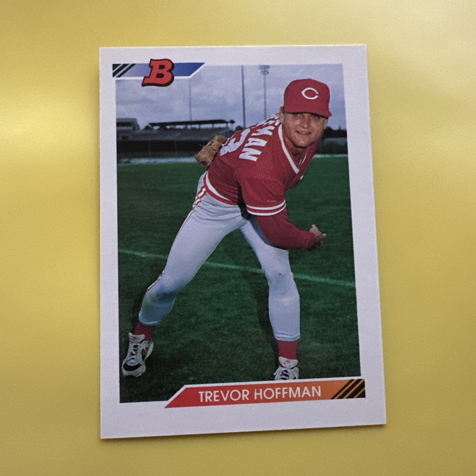Trevor Hoffman 1992 Bowman Rookie Card # 11 Rc Hof
