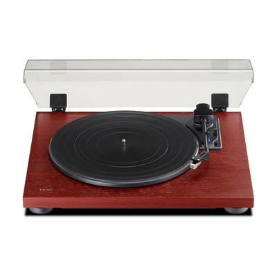 TEAC TN-180BT-A3 Bluetooth-Plattenspieler mit Audio-Technica Tonabnehmer, Cherry