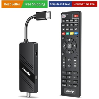 Digital Converter Box for TV, 1080P Mini ATSC Tuner Box with TV Tuner, Progra...