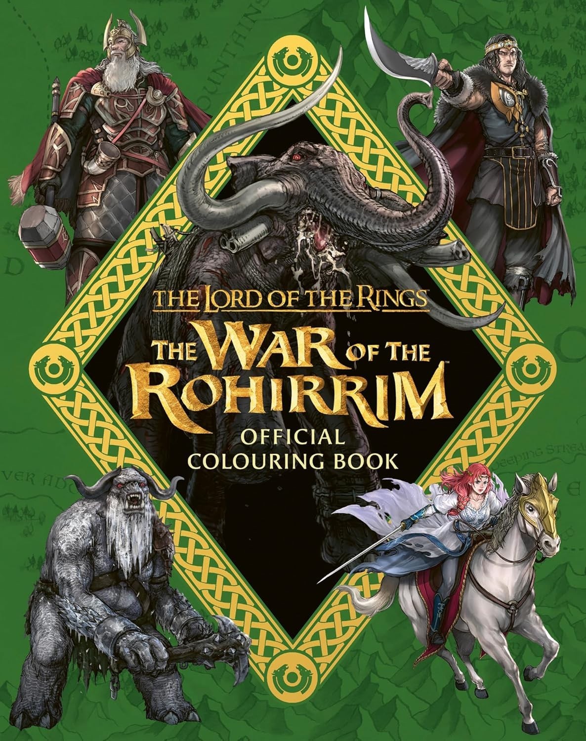 The Lord of the Rings: The War of the Rohirrim Official Colouring Book Paperback
