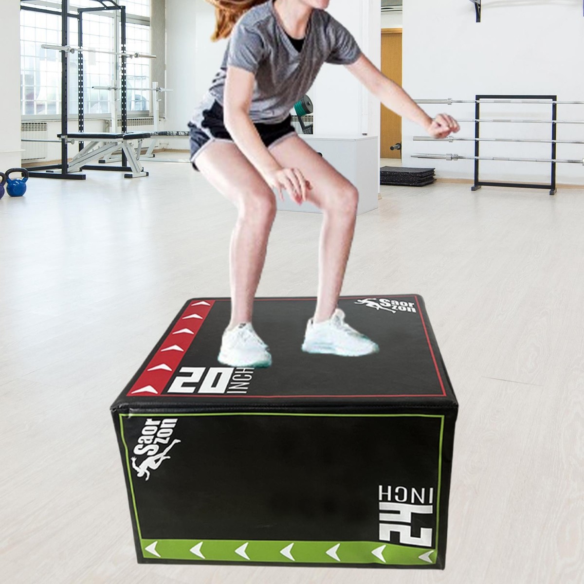 in Soft Plyometric Jump Box Plyo Box Workout for Home Gym