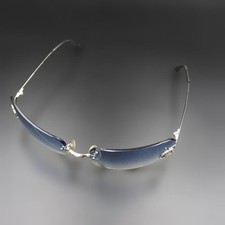 海外アーティスト作品 シャネル 26 インチ ブロンド グラスアイ青 CHANEL Blue Plastic Frame Sunglasses for Women for sale | eBay