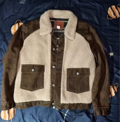 RRL Ralph Lauren Grizzly Jacke Herren Dunkelbraun Größe M aus Japan...