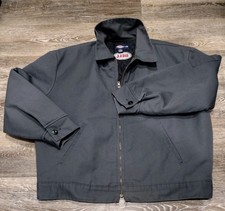 Dickies Eisenhower Jacket Mens Sz XL Gray Quilted Lined Workwear Mexico Zip