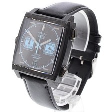 TAG HEUER MONACO BANGFORD CUSTOM CAW2190 39mm Carbon Black Dial Automatic #C002 2