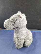 Vtg Pillow Pets 1979 SCOTTISH TERRIER Bean Bag Plush Rare Dog Brown Eyes 1FB