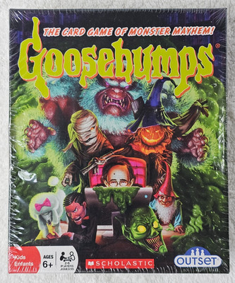 Goosebumps Card Game of Monster Mayhem Outset Scholastic New Sealed Slappy Retro