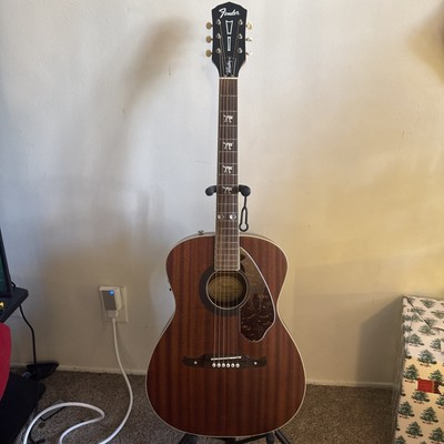 Fender Tim Armstrong Hellcat Acoustic-Electric Guitar Natural (Free Hard Case) 