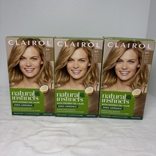 3 New Natural Instincts Clairol Non-Permanent Hair Color-8A Medium Cool Blonde