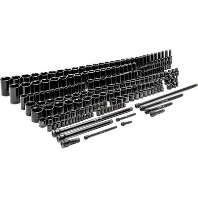 GEARWRENCH 209 Piece SAE/Metric 1/4'', 3/8'', & 1/2'' Drive Master Impact...