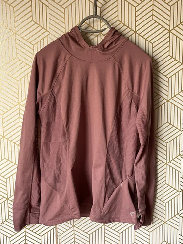 VETEMENTS Fabletics Alecia Performance Pullover Felpa con Cappuccio Viola Manica Lunga Felpa con Cappuccio XL