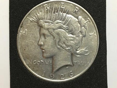 1926-D Peace Silver Dollar XF/AU Denver Mint
