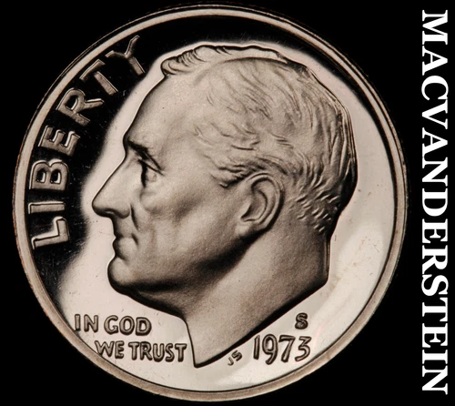 1973-S Roosevelt Dime-Choice Gem Proof Lustrous No Reserve #G9831