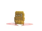 GI Joe Weapon Sonic Fighter Law Backpack FLAT Button Variant 1990 Accessory