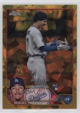 2023 Chrome Update Sapphire Edition Rookie Debut Gold 44/50 Miguel Vargas 0ij9