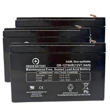 For Tripp Lite SMART1500SLT UPS Battery Kit RBC36-SLT 12V 7Ah High-Rate 3 Pack