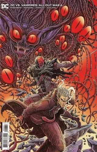 DC vs. Vampires: All-Out War #6B VF/NM; DC | 1:25 Variant James Stokoe - we comb