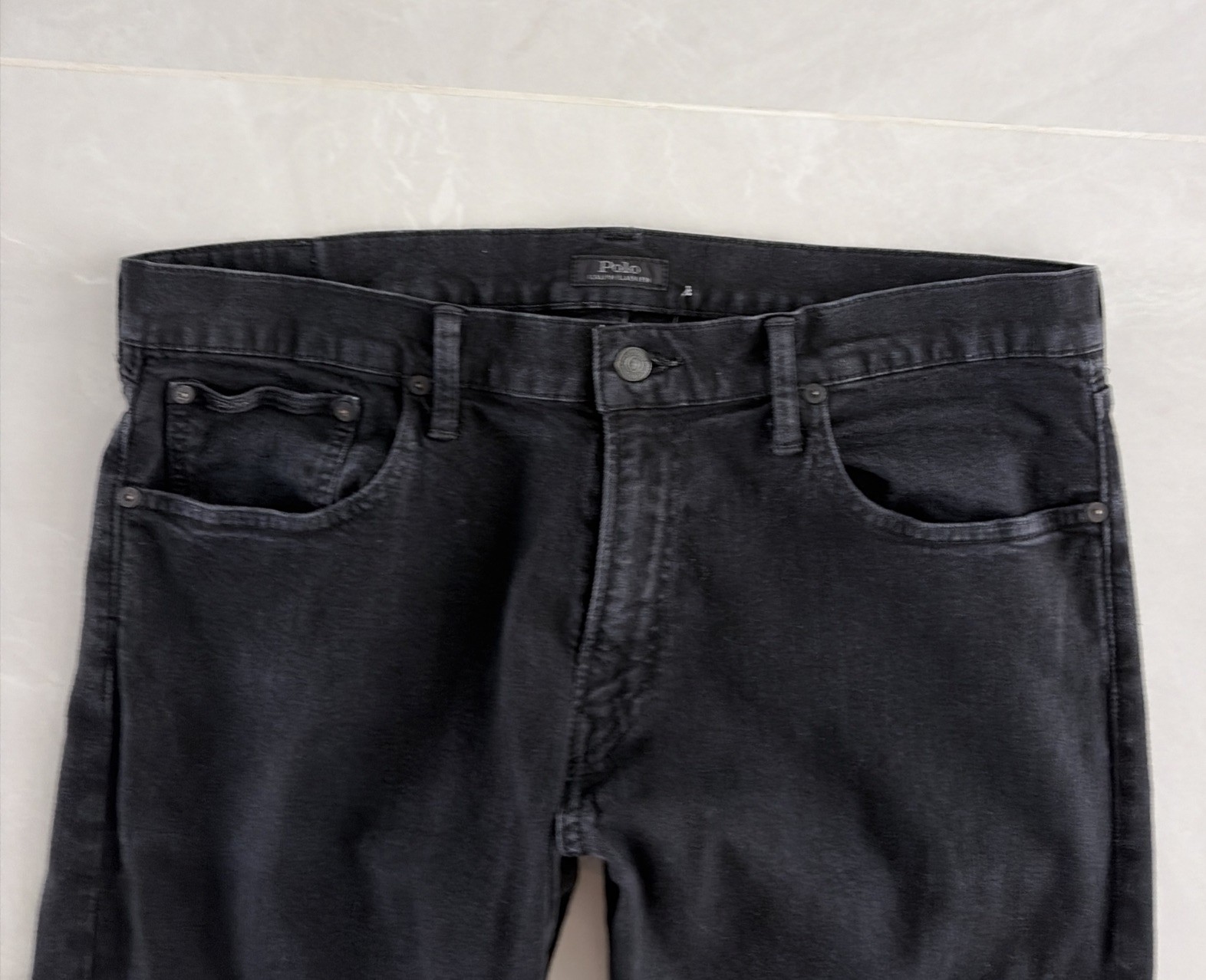 Polo Ralph Lauren Men’s size 34 X 32 Black  Classic Fit Jeans straight leg 6677 image 2