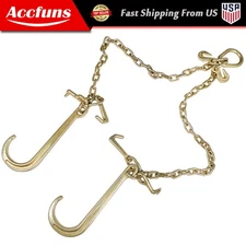 For G70 5/16" V-Chain Bridle w/ 15" Large J Hooks,J-Hook w/ Grab Hooks 3' US