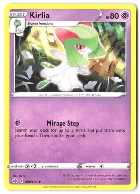Kirlia 060/198 SWSH06: Chilling Reign LP