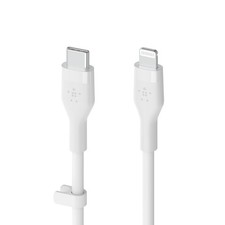 Belkin BoostCharge Flex USB-C - 2m Silicone Cable - White - Refurbished
