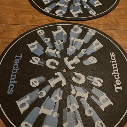 GENUINE OEM Technics Slipmat for SL-1200 M3D Pair (Near Mint Cond.) - Picture 3 of 5