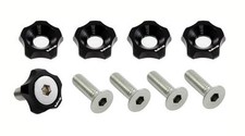 New Vms Star 5 Pc Fender Bumper Headlight Washer 10mm 10 Mm Bolt Kit Black