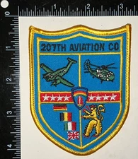 US Army 1980s 207th Aviation Company HQ USAREUR Europe Heidelberg Germany Patch