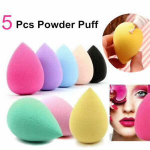 5 Pcs Makeup Blender Sponge Set Beauty Foundation Blending Flawless Buffer Puff Ebay