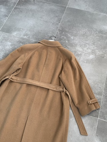 Women's HERNO Cashmere OVERSIZED Trench Coat Formal Jacket Mac IT 48 EU 44 UK 16 - Picture 20 of 24