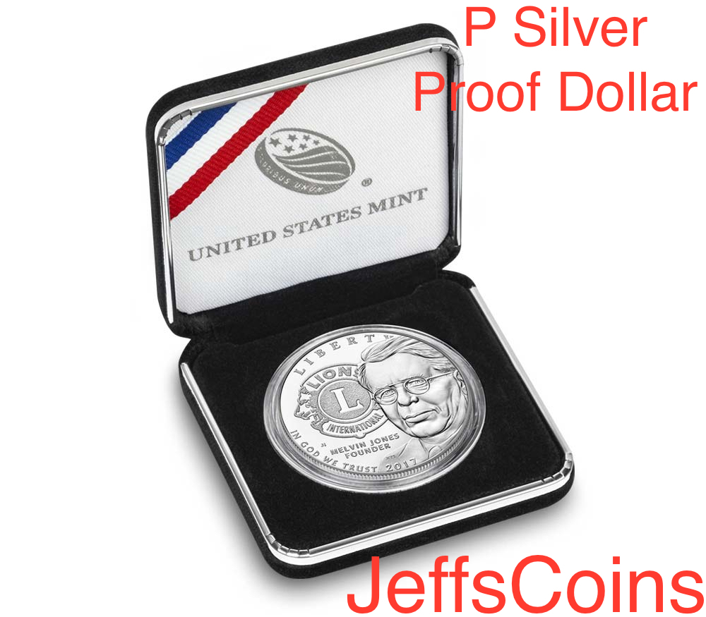 2017 P Lions Clubs International Centennial UNCIRCULATED Silver