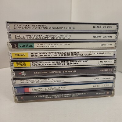 U-PICK Various Classical Music Opera Symphony quality CD recordings,  TELARC 23B