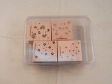 STAMPIN' UP "NEW" SET OF 4 STAMPS 2003 - FRESH FILLERS DESIGN