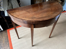 Antique George III Period Mahogany Card Table