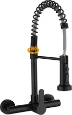 Wall Mount Kitchen Faucets, Wall Mount Faucet 8 Inch Center Wall Mount Kitchen F