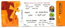 Ticket Africa Cup 2019 10.07. Nigeria - South Africa