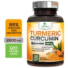 Turmeric Curcumin 2600mg w/ BioPerine Black Pepper Triple Strength Capsules