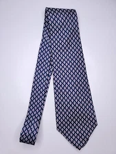 Stafford Mens Formal Necktie 57"Lx4"W Navy Neck Tie 