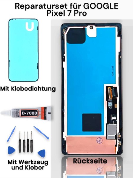 FüR Google Pixel 7 Pro Oled Lcd Display Mit Rahmen Touchscreen Bildschirm ...-image