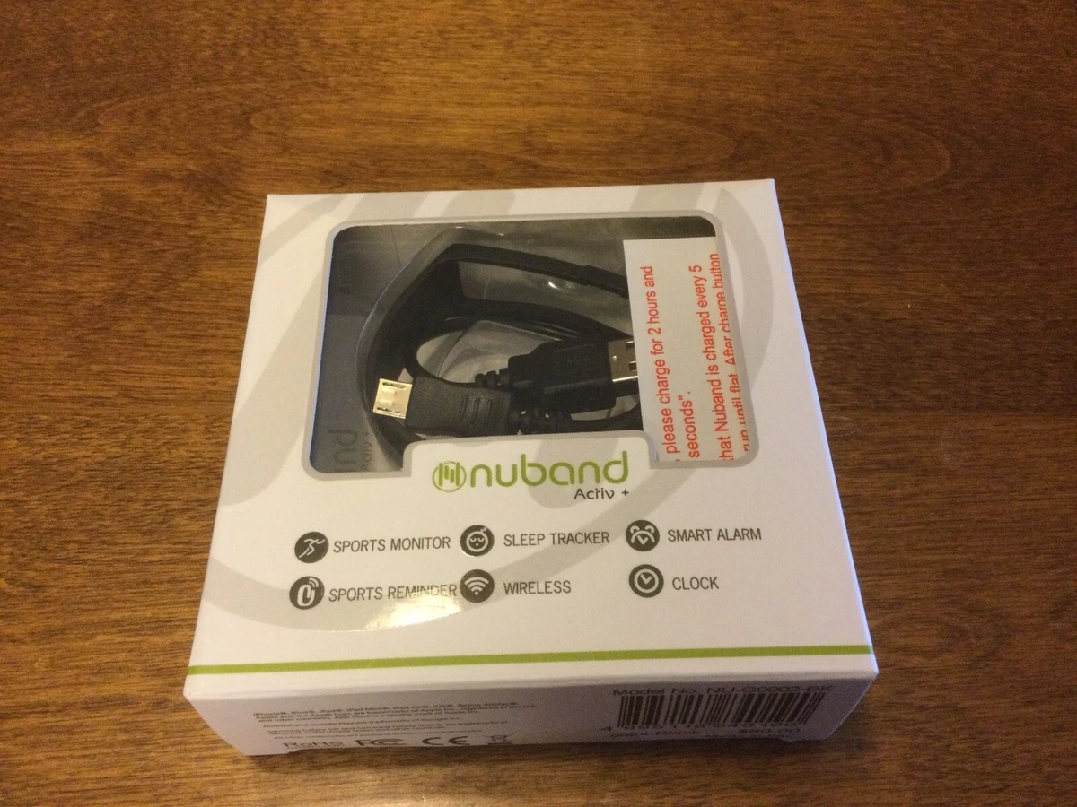 Nuband Activ Smart Activity and Sleep Tracker Watch Original pkg