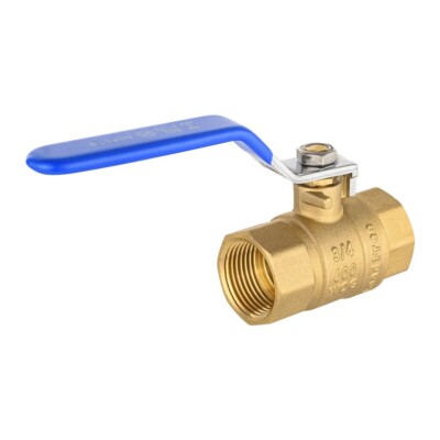 EFIELD  3/4 Inch FNPT Full Port 600WOG FNPT Brass Ball Valve ,Blue Level
