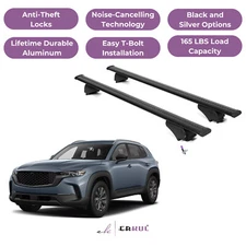 ERKUL Roof Rack Cross Bars for Mazda CX-50 CX50 2023-2026 - Flush Rails - Black