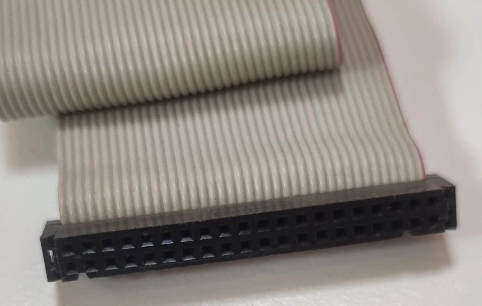 34-Pin Floppy Kabel – 3 Stecker – für Diskettenlaufwerk – IDC Flachband DOS PC R - Bild 4 von 4