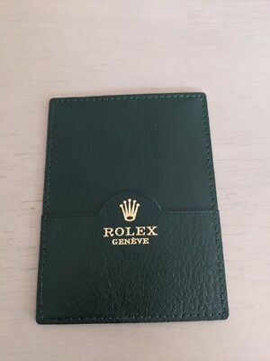 Rolex Green Tone Wallet Card Holder 0101.40.34 