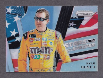 2018 Panini Prizm Stars and Stripes Prizms #11 Kyle Busch NMMT (00843)