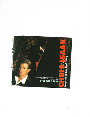 Chris Isaak-Baby Did A Bad Thing (2 vers) **UK Promo CD Single w/Pic Disc & PS**
