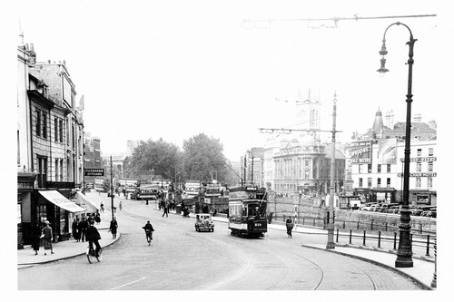pt6258 - Bristol Tram 213 St Augustine's Parade, Bristol - Print 6x4