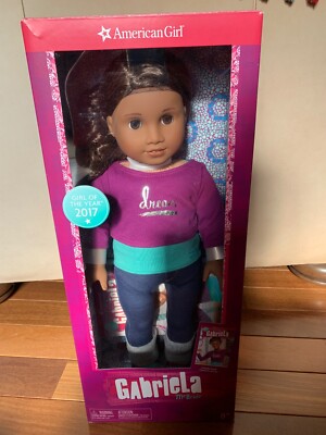 Retired American Girl Gabriela Doll 2017 GOTY  Book  Never Removed From Box NEW