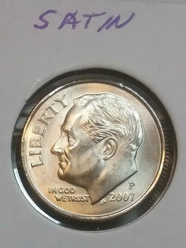 2007-P Roosevelt Dime — photo from the most recent tracked eBay sale